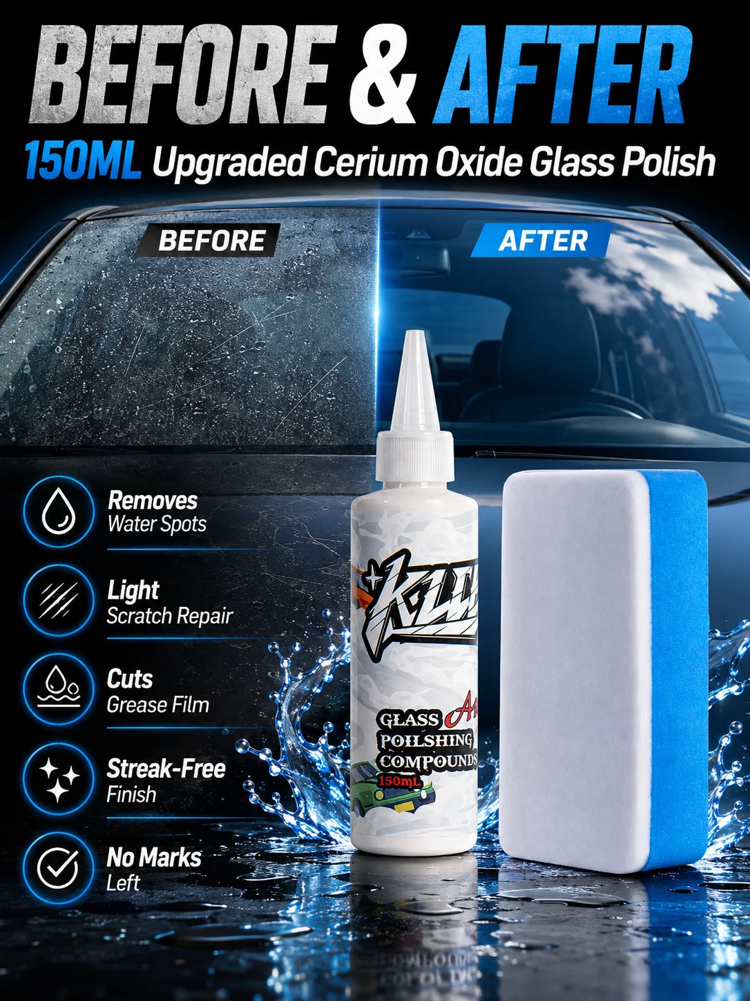 Crystal Clear Windshield Polish