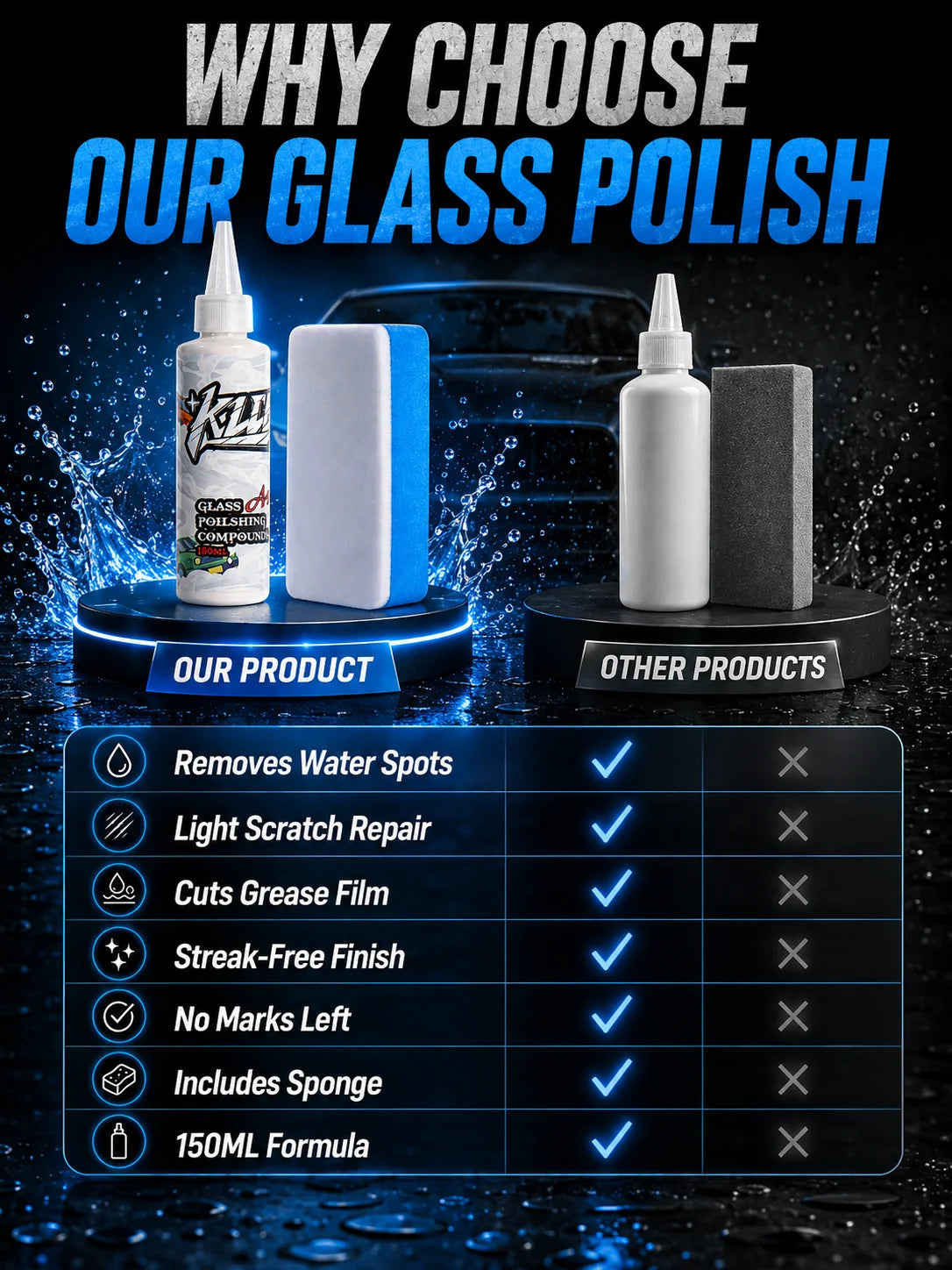 Crystal Clear Windshield Polish