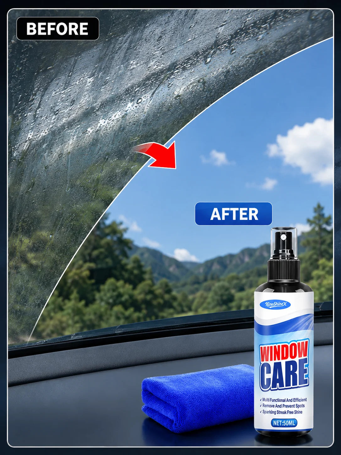 ClearView Windshield Oil & Rain Repellent