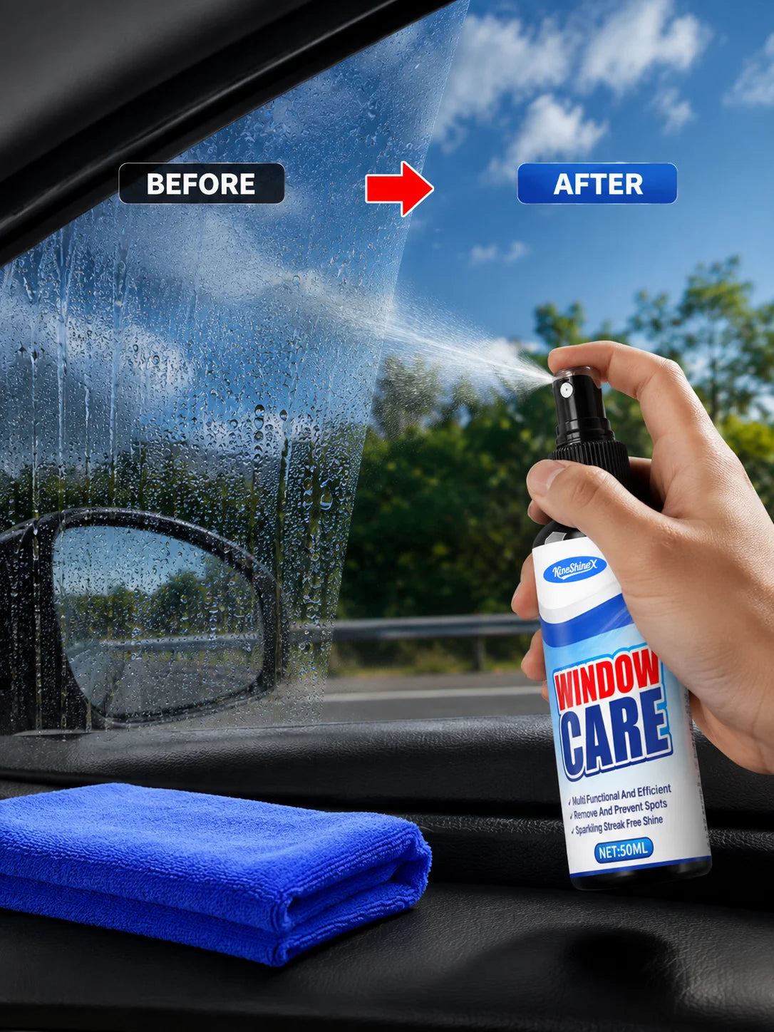 ClearView Windshield Oil & Rain Repellent